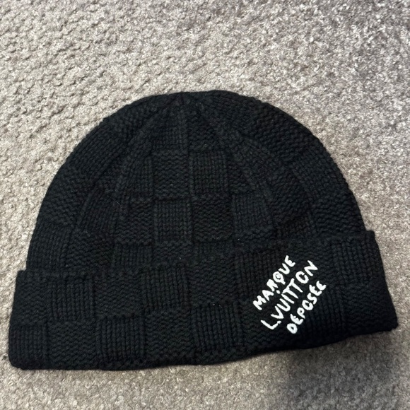 Louis Vuitton Black Beanie